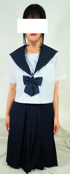 熱田高校 愛知県立 熱田高等学校 セーラー服校章 紺 - コスプレ衣装